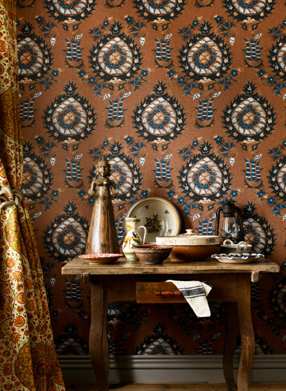 Mindthegap Papier peint Flourish Sienna-7530 Mindthegap Papier peint Flourish Sienna-7530