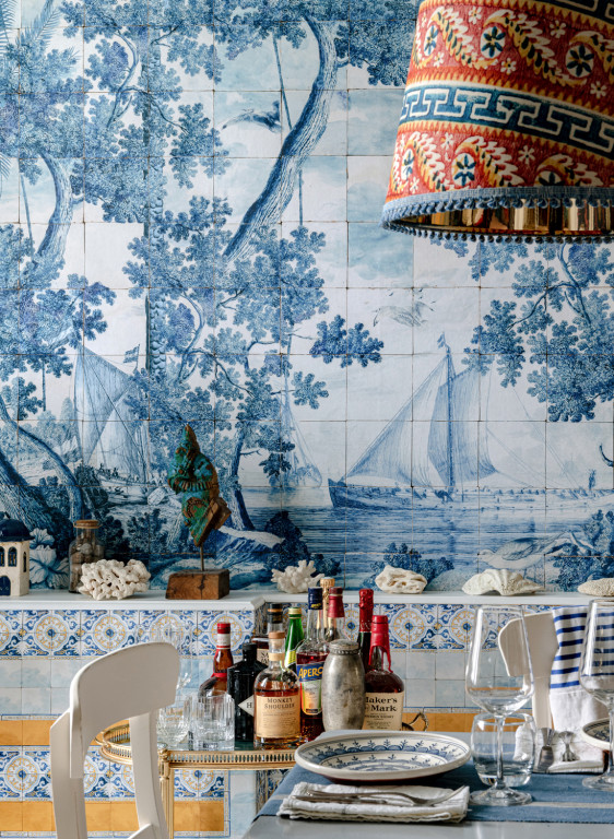 Mindthegap Papier peint Azure Mural-7552 Mindthegap Papier peint Azure Mural-7552