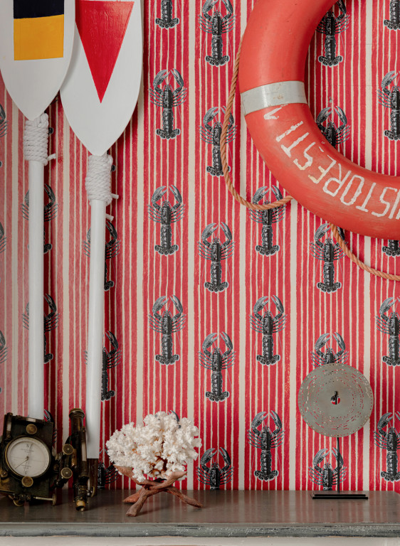 Mindthegap Papier peint Mediterranean Lobsters-7569 Mindthegap Papier peint Mediterranean Lobsters-7569