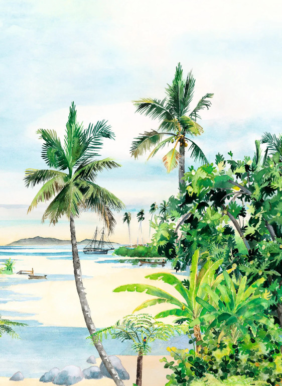 Isidore Leroy Wandbild Les Iles-7593