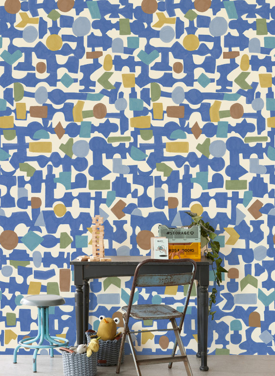 Eijffinger Wandbild Blocks-7638 Eijffinger Wandbild Blocks-7638