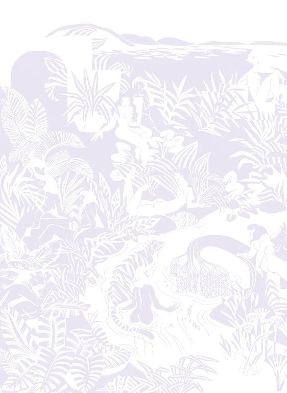 Isidore Leroy Papier peint panoramique Eternelles Lilas-7647 Isidore Leroy Papier peint panoramique Eternelles Lilas-7647