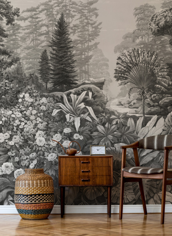 Isidore Leroy Papier peint panoramique Firone Grisaille-7655 Isidore Leroy Papier peint panoramique Firone Grisaille-7655
