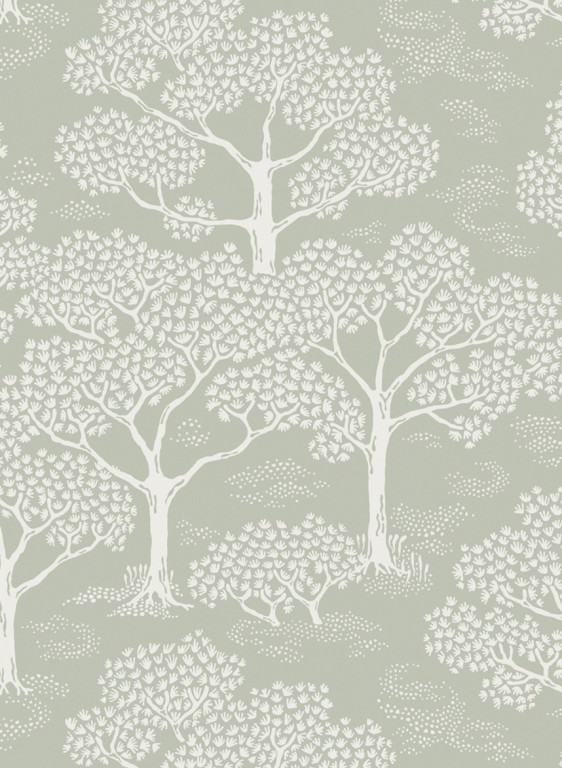 Littlephant Carta da parati Woodland Notes - Sage Green-7670.2 Littlephant Carta da parati Woodland Notes - Sage Green-7670.2