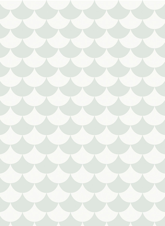 Littlephant Tapete Waves - Dusty Light Aqua-7677.1 Littlephant Tapete Waves - Dusty Light Aqua-7677.1