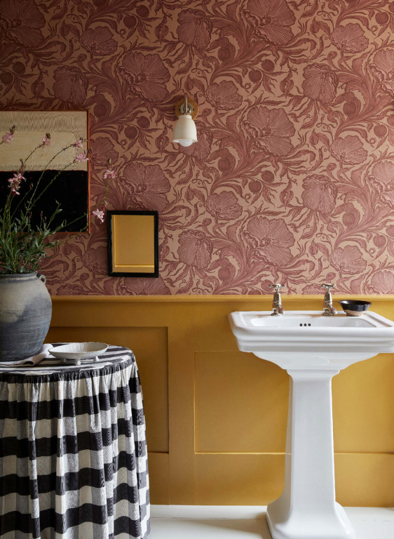 Little Greene Wallpaper Poppy Trail-7703 Little Greene Wallpaper Poppy Trail-7703
