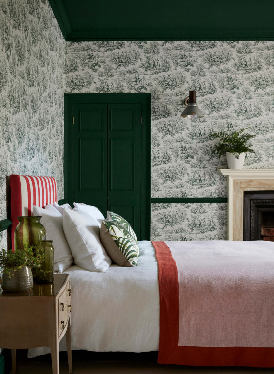 Little Greene Wallpaper Lovers Toile-7705 Little Greene Wallpaper Lovers Toile-7705