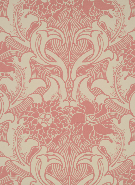 Little Greene Wallpaper Dahlia Scroll-7706 Little Greene Wallpaper Dahlia Scroll-7706