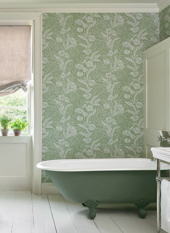 Liberty Carta da parati Tudor Poppy-7766 Liberty Carta da parati Tudor Poppy-7766