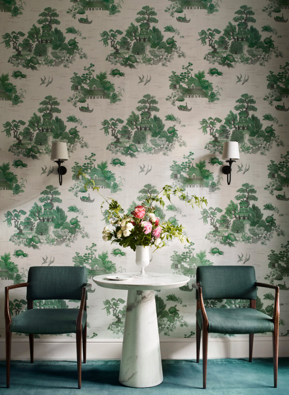 Liberty Carta da parati Floating Palace Linen-7768 Liberty Carta da parati Floating Palace Linen-7768