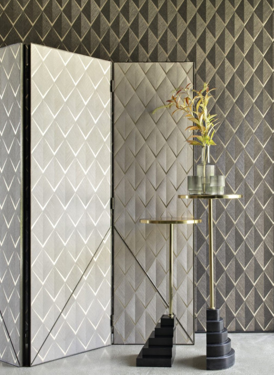 CMO Paris Wallpaper Sisal Losange-7797 CMO Paris Wallpaper Sisal Losange-7797