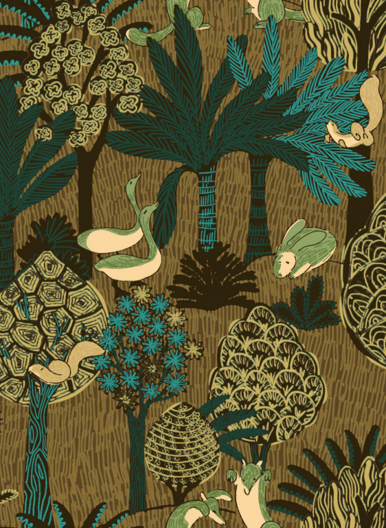 Élitis Papier peint Renard And Co-7822 Élitis Papier peint Renard And Co-7822