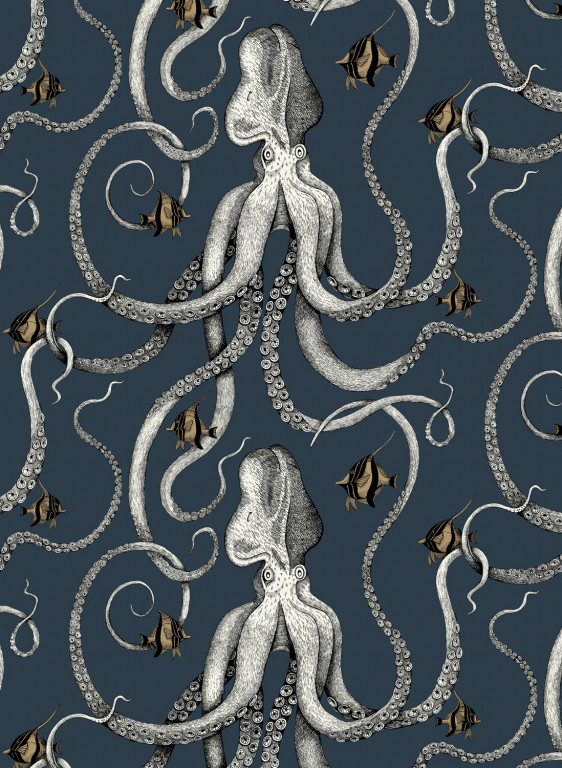 Josephine Munsey Wallpaper Octopoda-8005 Josephine Munsey Wallpaper Octopoda-8005