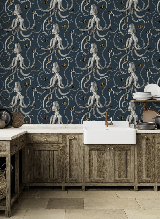 Josephine Munsey Wallpaper Octopoda-8005 Josephine Munsey Wallpaper Octopoda-8005