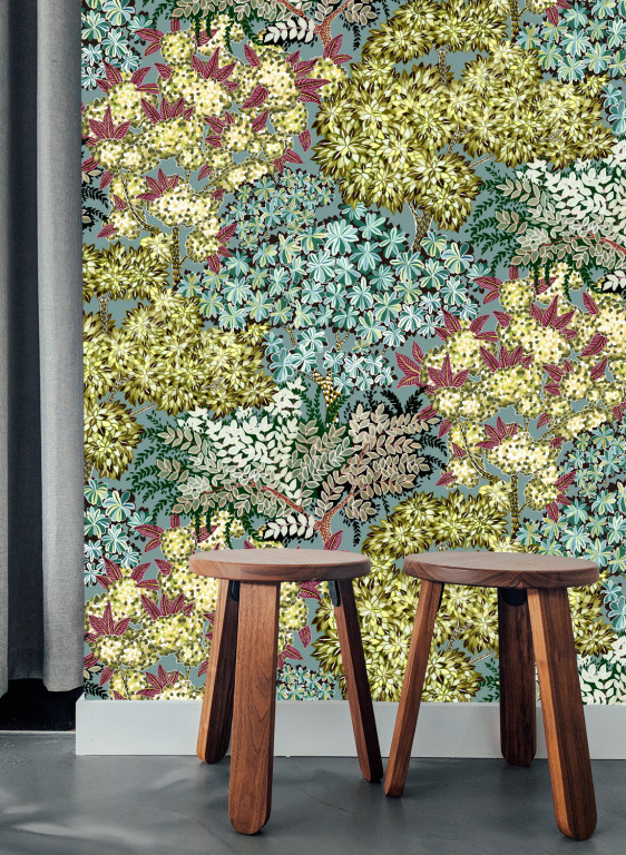 Josephine Munsey Wallpaper Broccoli Canopy-8007 Josephine Munsey Wallpaper Broccoli Canopy-8007