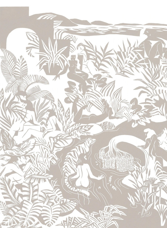Isidore Leroy Papier peint panoramique Eternelles Beige-8067 Isidore Leroy Papier peint panoramique Eternelles Beige-8067