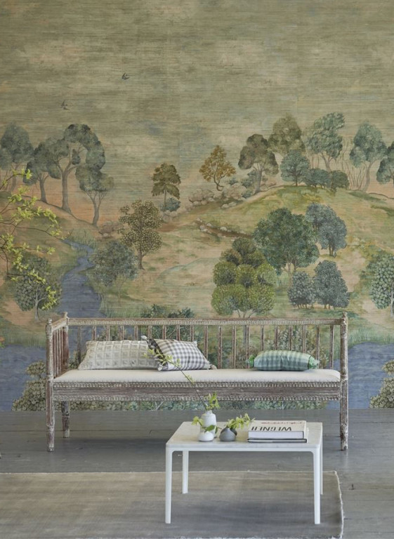 Designers Guild Carta da parati panoramica Bandipur Grasscloth-8095 Designers Guild Carta da parati panoramica Bandipur Grasscloth-8095