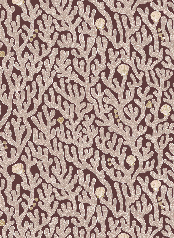 Josephine Munsey Papier peint Coral-8103 Josephine Munsey Papier peint Coral-8103