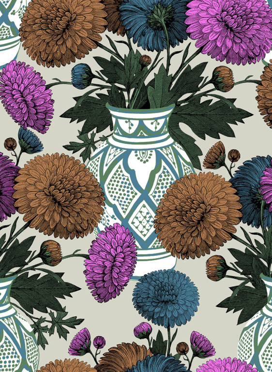 Studio Lisa Bengtsson Papier peint Habibi-8137