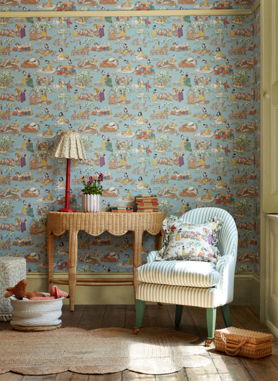 Sanderson Carta da parati Snow White-8371 Sanderson Carta da parati Snow White-8371