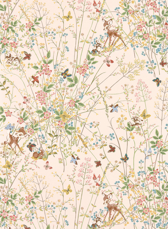 Sanderson Tapete Bambi - Neapolitan-8372.4 Sanderson Tapete Bambi - Neapolitan-8372.4