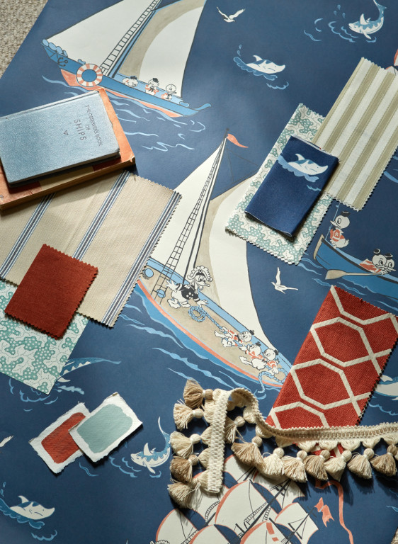 Sanderson Carta da parati Donald Nautical-8374 Sanderson Carta da parati Donald Nautical-8374