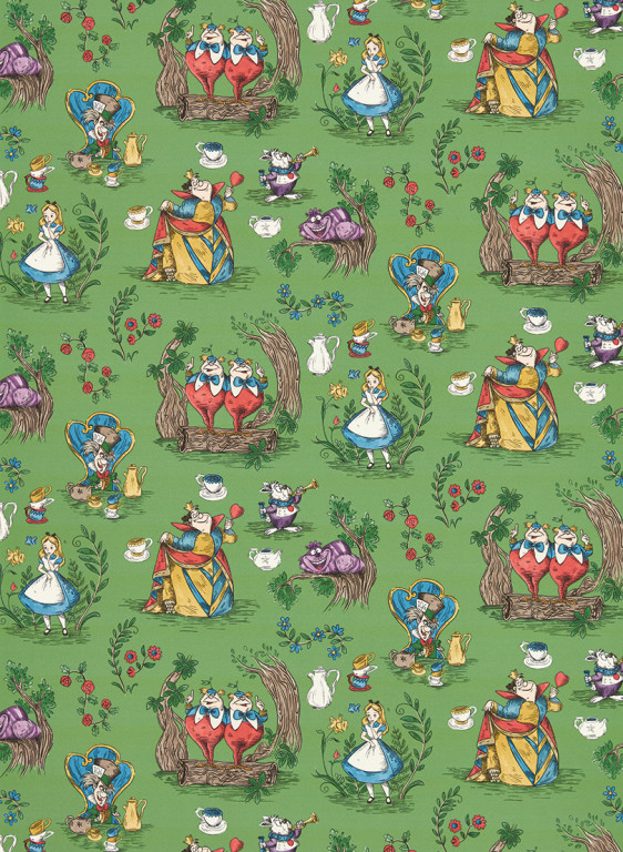 Sanderson Carta da parati Alice in Wonderland-8376 Sanderson Carta da parati Alice in Wonderland-8376
