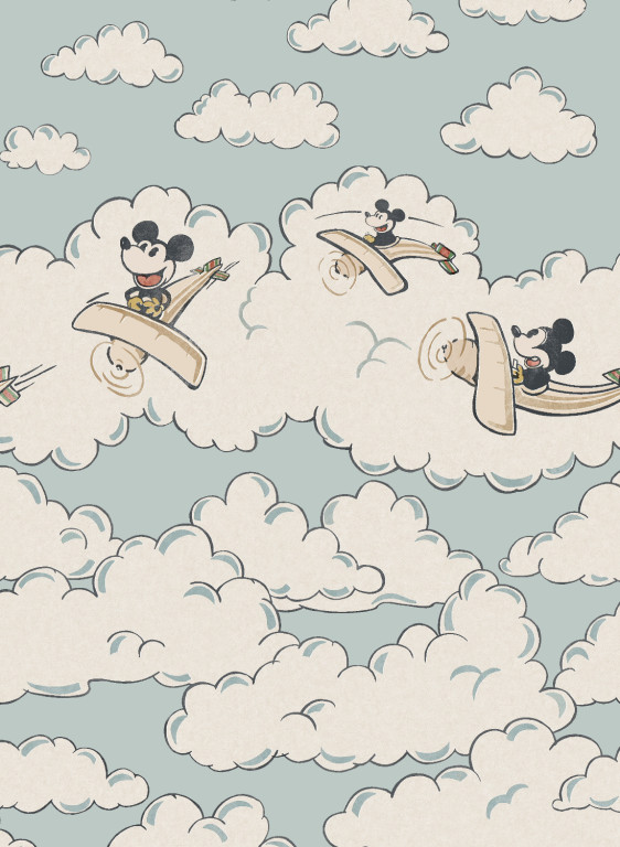 Sanderson Mural Mickey in the Clouds-8379 Sanderson Mural Mickey in the Clouds-8379