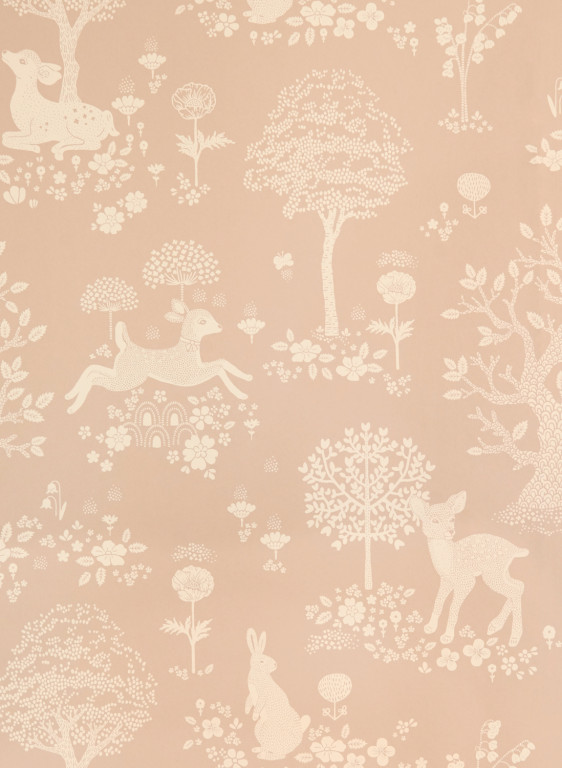 Majvillan Wallpaper Summer Fields - Dusty Pink-8385.3