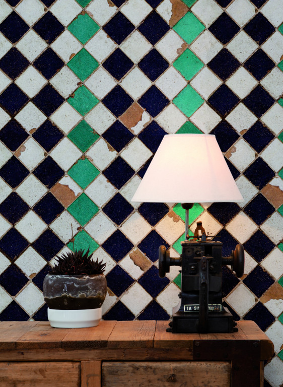 Coordonne Papier peint Tourquoise Chess-8518 Coordonne Papier peint Tourquoise Chess-8518