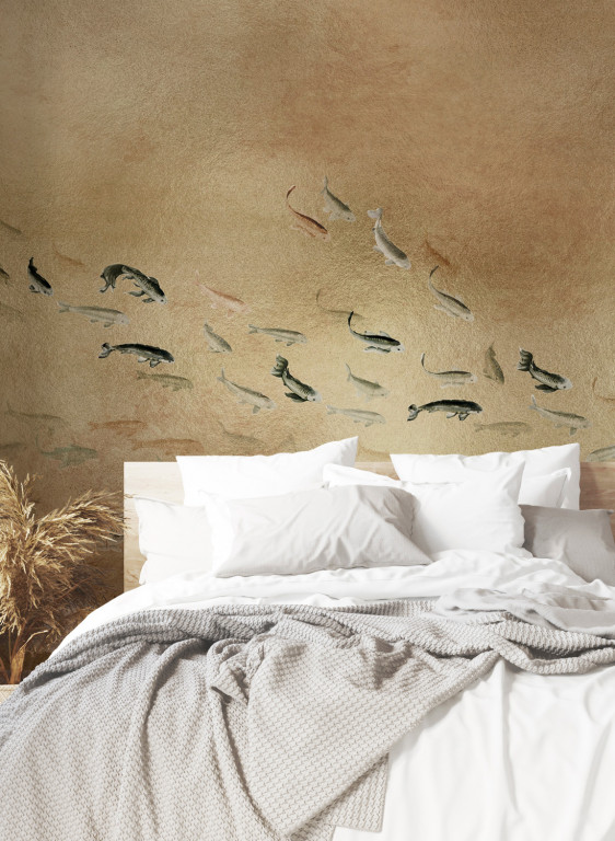 Coordonne Carta da parati panoramica Koi Metallics-8563 Coordonne Carta da parati panoramica Koi Metallics-8563