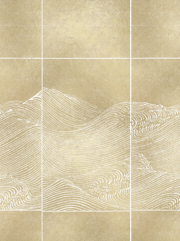 Coordonne Papier peint panoramique Waves Metallics-8571 Coordonne Papier peint panoramique Waves Metallics-8571