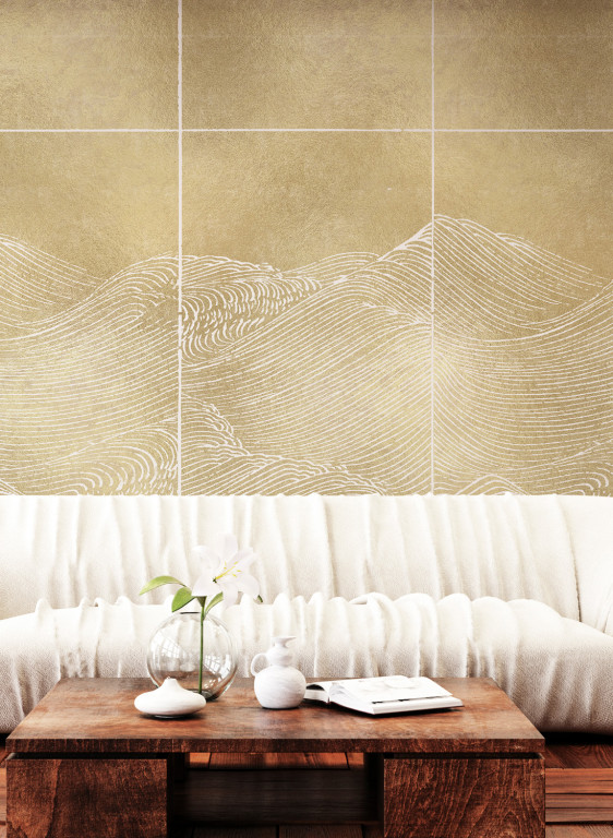 Coordonne Papier peint panoramique Waves Metallics-8571 Coordonne Papier peint panoramique Waves Metallics-8571