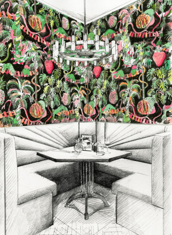 Zoffany Carta da parati Precarious Pangolins-8731 Zoffany Carta da parati Precarious Pangolins-8731