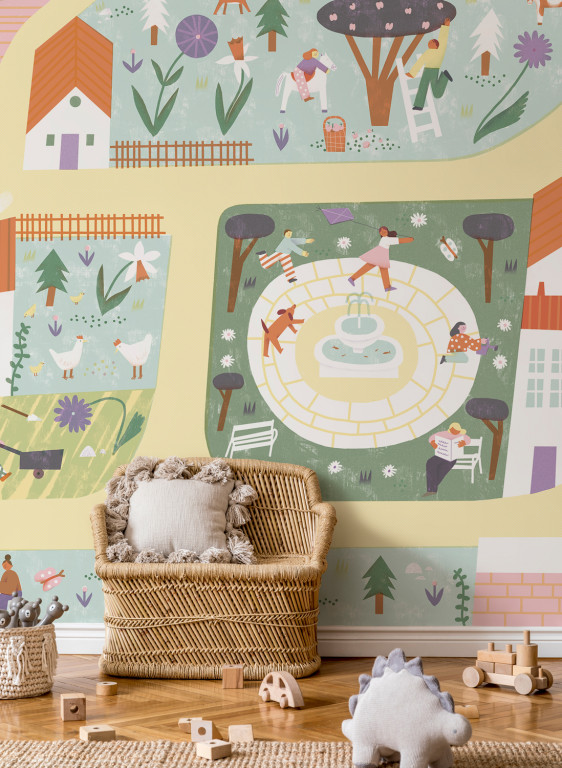 Coordonne Papier peint panoramique Country Joy-8821 Coordonne Papier peint panoramique Country Joy-8821