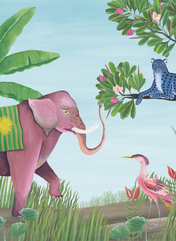 Coordonne Papier peint panoramique Jungle Friends-8830 Coordonne Papier peint panoramique Jungle Friends-8830