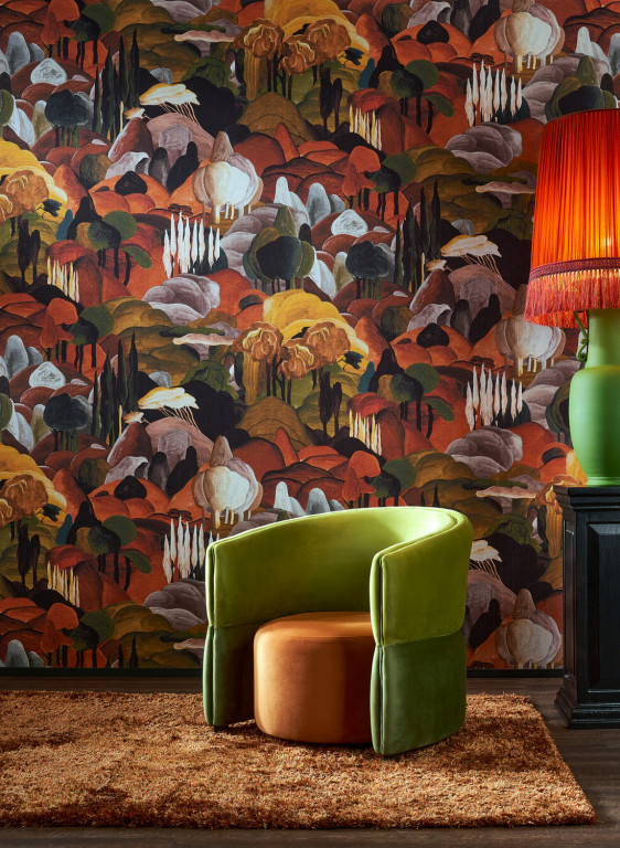 Arte International Wallpaper All Ombra Dei Cipressi-8933