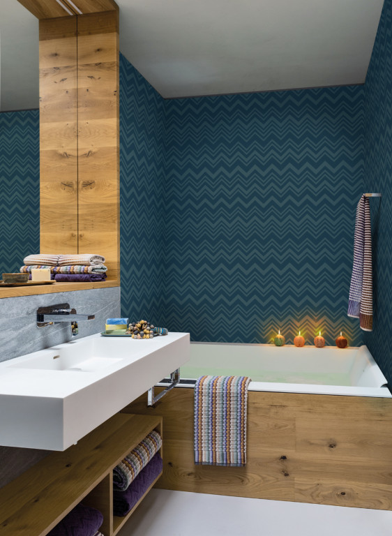 Missoni Home Wallpaper Macro Zig Zag-8946 Missoni Home Wallpaper Macro Zig Zag-8946