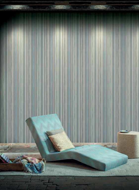 Missoni Home Papier peint Striped Sunset-8956 Missoni Home Papier peint Striped Sunset-8956