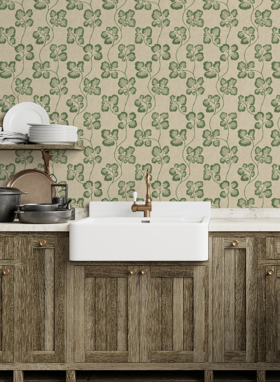 Josephine Munsey Wallpaper Cabbage Check-8995 Josephine Munsey Wallpaper Cabbage Check-8995