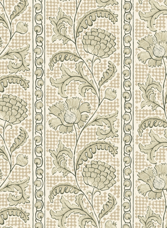 Josephine Munsey Wallpaper Floral Check-8997 Josephine Munsey Wallpaper Floral Check-8997