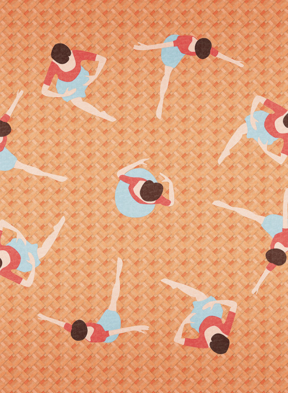 Coordonne Papier peint panoramique Ballerinas-9022 Coordonne Papier peint panoramique Ballerinas-9022