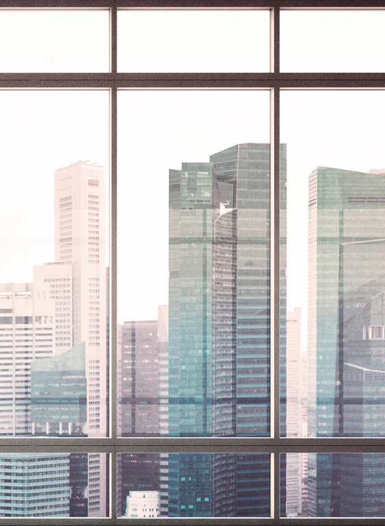 Coordonne Papier peint panoramique Skyscraper Window-9039 Coordonne Papier peint panoramique Skyscraper Window-9039