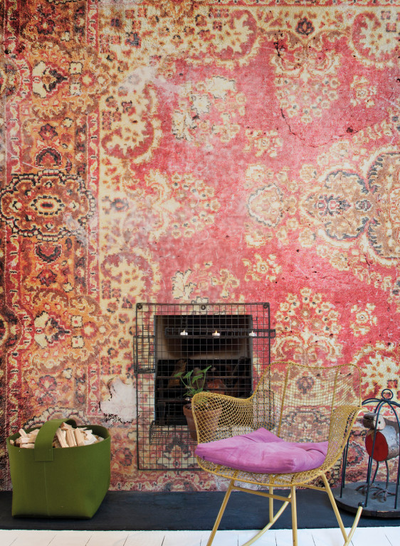 Coordonne Papier peint panoramique Dark Ancient Rug-9050 Coordonne Papier peint panoramique Dark Ancient Rug-9050