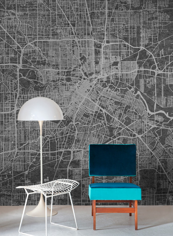 Coordonne Papier peint panoramique Urban Map-9120 Coordonne Papier peint panoramique Urban Map-9120