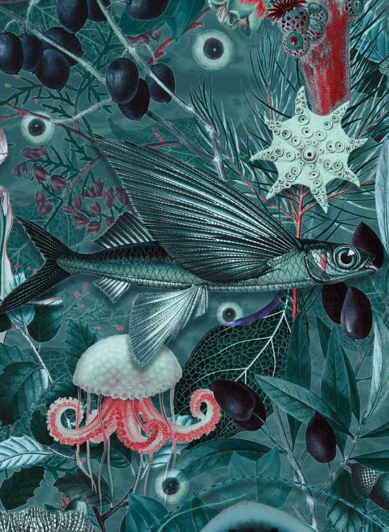 KEK Amsterdam Carta da parati Underwater Jungle 4 - M 1.95m-9160.1