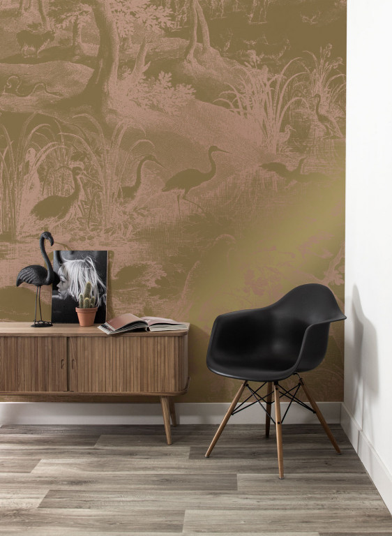 KEK Amsterdam Mural Engraved Landscapes Gold 13-9217 KEK Amsterdam Mural Engraved Landscapes Gold 13-9217