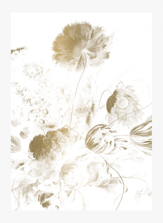 KEK Amsterdam Carta da parati panoramica Golden Age Flowers Gold 2-9220 KEK Amsterdam Carta da parati panoramica Golden Age Flowers Gold 2-9220