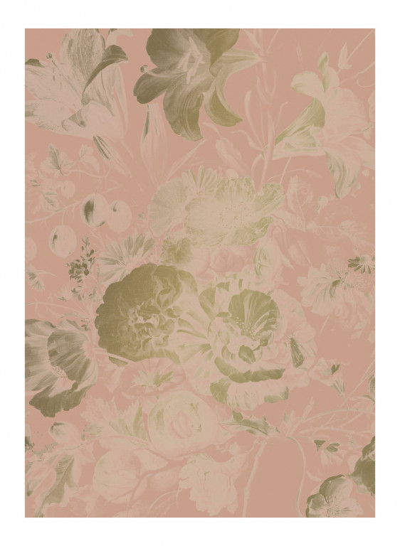 KEK Amsterdam Carta da parati panoramica Golden Age Flowers Gold 8-9221 KEK Amsterdam Carta da parati panoramica Golden Age Flowers Gold 8-9221