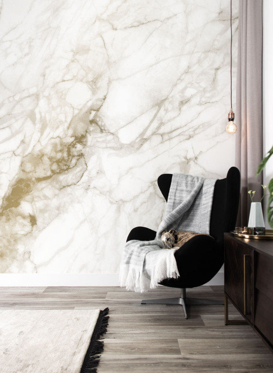 KEK Amsterdam Carta da parati panoramica Golden Marble Gold 7-9224